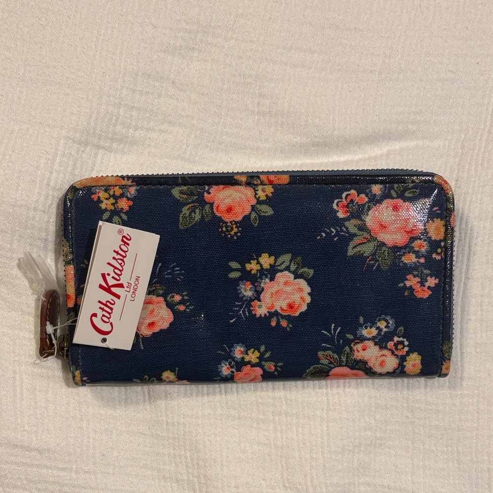 Cath Kidston Navy Floral Wallet